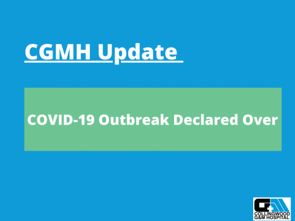 COVID-19 Outbreak Declared Over On CGMH's Surgical Unit
